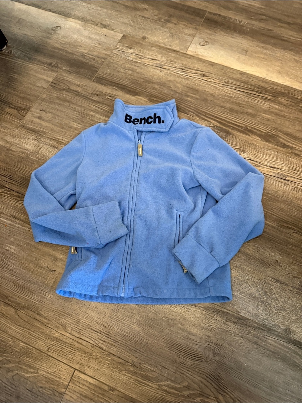 Bench Blue Zip-Up Fleece Jacket